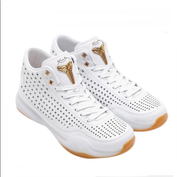 kobe 10 white and gold